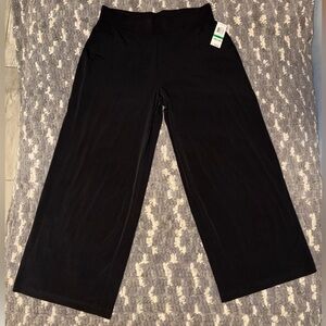 *NWT* Black Wide-Leg Pants - szL (P25)